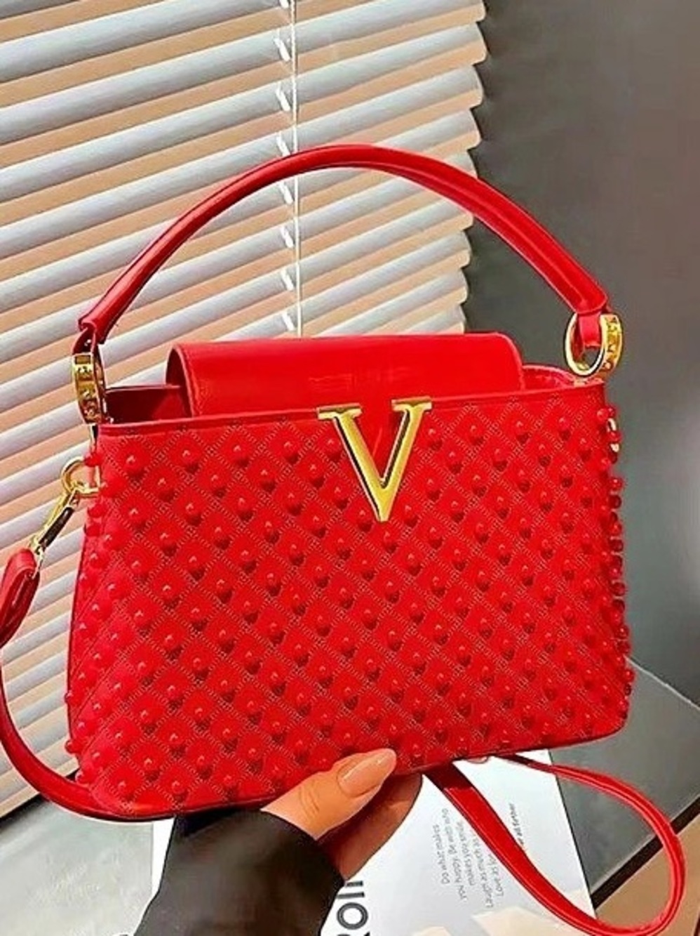 New Red Shoulder Bag New